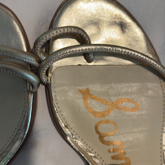 Sam Edelman Gold Sandals - Picture 8 of 14